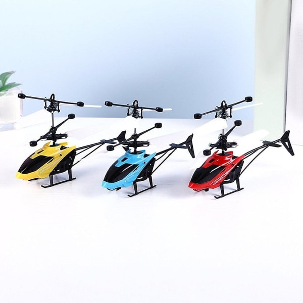 RC Helikopter Leke Flygende Mini Fly RC Fly Blå