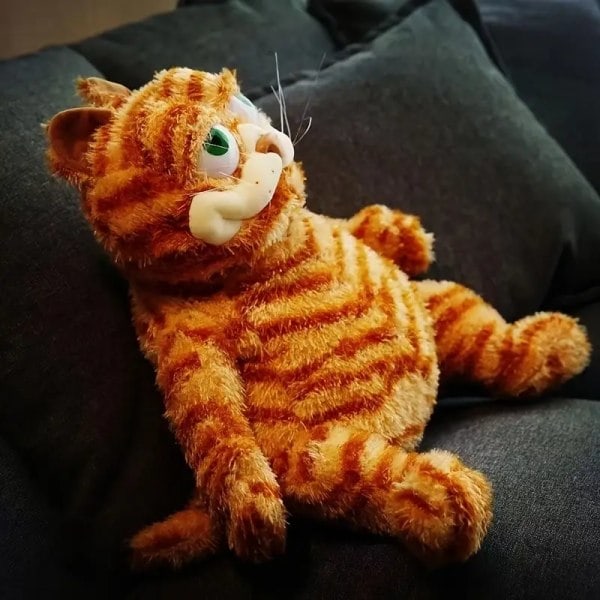 11.81 tum Stor Rolig Ful Fet Katt Plyschleksak - Perfekt Födelsedagspresent