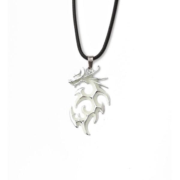 Luminous Flame Dragon Halsband Snygg Överföring Luminous Hänge Zodiac Dragon Halsband