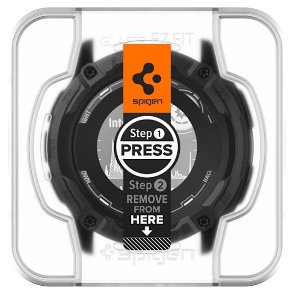 HERDET GLAS SPIGEN GLAS.TR \"EZ FIT\" 2-PACK GARMIN INSTINCT 2X SOLAR KLART