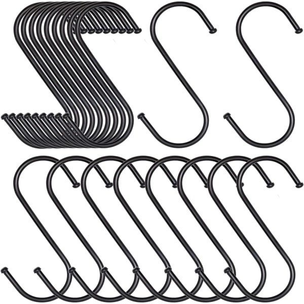 Små S-kroge (20-pak), multifunktionelle metal køkkenkroge