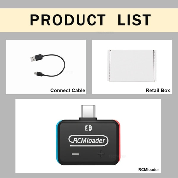 REMAKE Switch RCM Loader Injector RCM Loader Auto Clip Jig Tool Dongle Kit