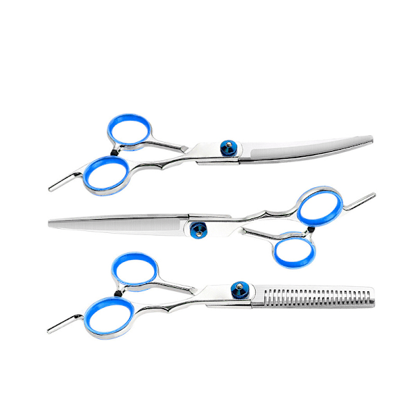 Professionell Frisörsax Set - 6 Tum F2 Böjda Blad