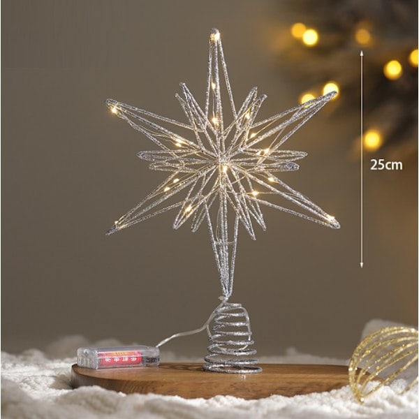 REMAKE Christmas tree star for Christmas tree decorations style 8