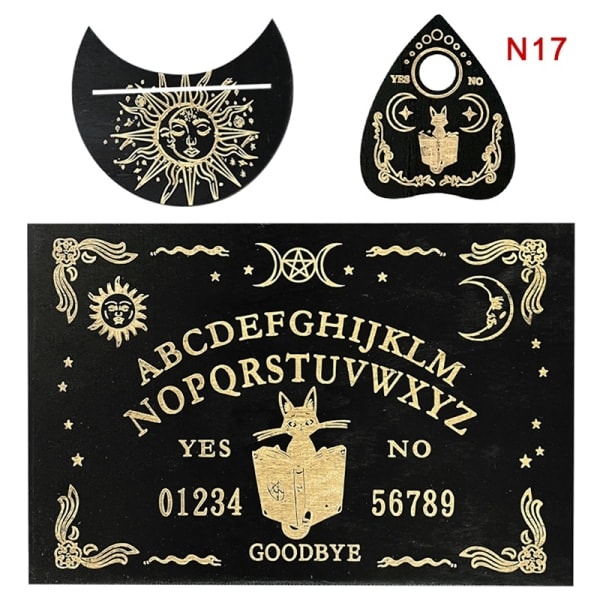 REMAKE Divination pendulum board in wood engraved magic board Ouija Boa - Perfet 17