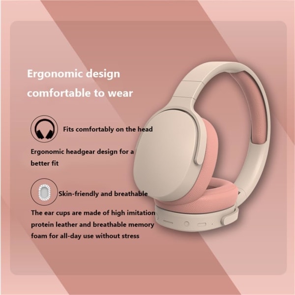 Bluetooth-yhteensopivat langattomat subwooferi-kuulokkeet, taitettavat melunvaimennus urheilukuulokkeet
