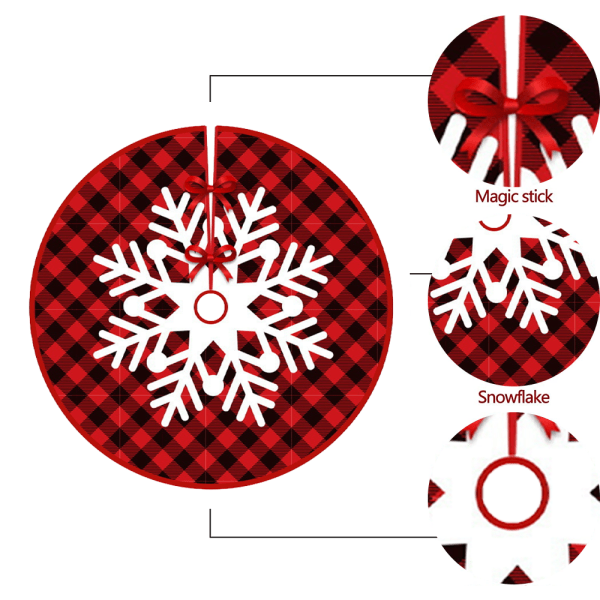 Julgransdekoration för en Glad Jul-fest