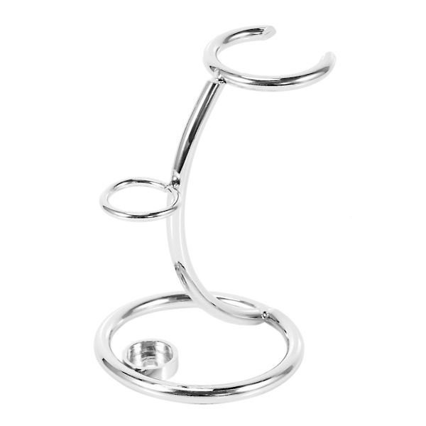 Universal Stativ för Rakborste, Enkel Metall, Säker och Hållare för Rakborste, Organiseringsset för Män Silver