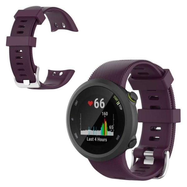 Garmin Forerunner 45 / 45S urrem i silikone - Lilla Lilla