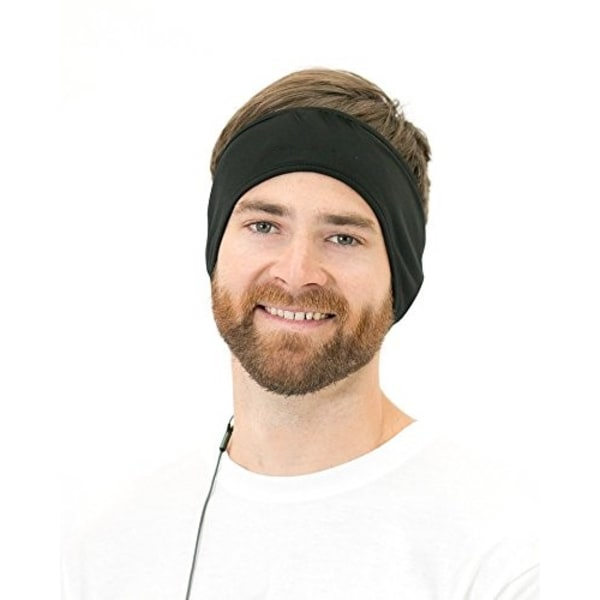 REMAKE Hodebånd med hodetelefoner Lycra svart