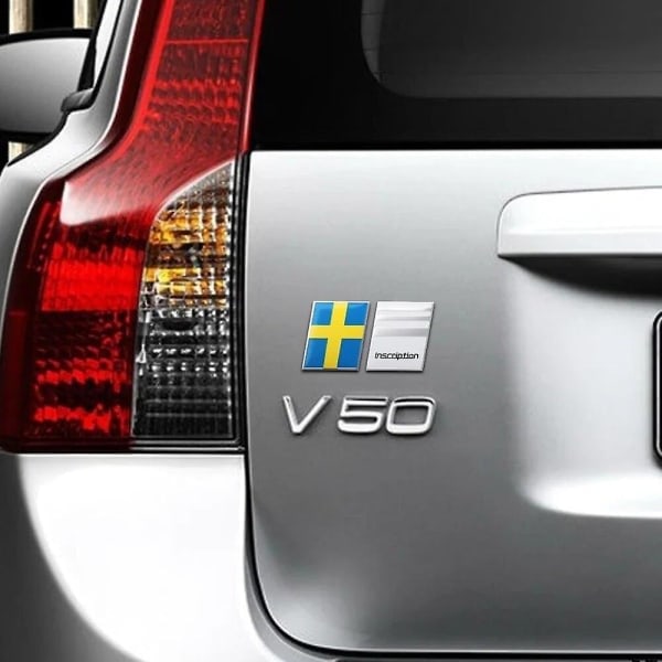 3D Metall R Design Awd Polestar Logotyp Baklucka Emblem Badge Dekaler för Volvo V40 V60 C30 S60 S80 S90 Xc90 Xc60 Xc40 7