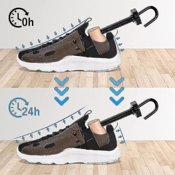 REMAKE 2 st/1 par Skostretch för män och kvinnor S 34-38