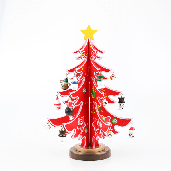 Julpynt Miniatyr Julgran DIY Present Borddekoration
