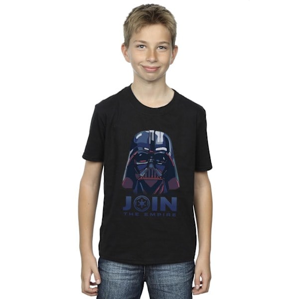 Star Wars: Ett nytt hopp Pojk T-shirt 9-11 år Svart Svart 9-11 år