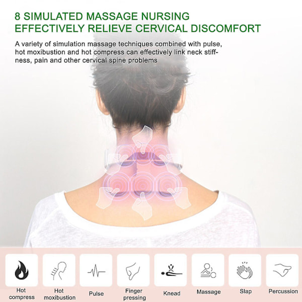 6-huvudscervikal ryggmassager axel och nacke intelligent uppvärmning axel och nacke massager -CNHA