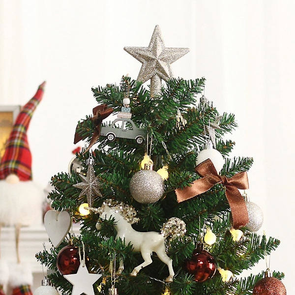 Mini Julgran 50cm Bordsgran Konstgjord Julgran för Jul, Hem, Kök, Matbord Dekoration