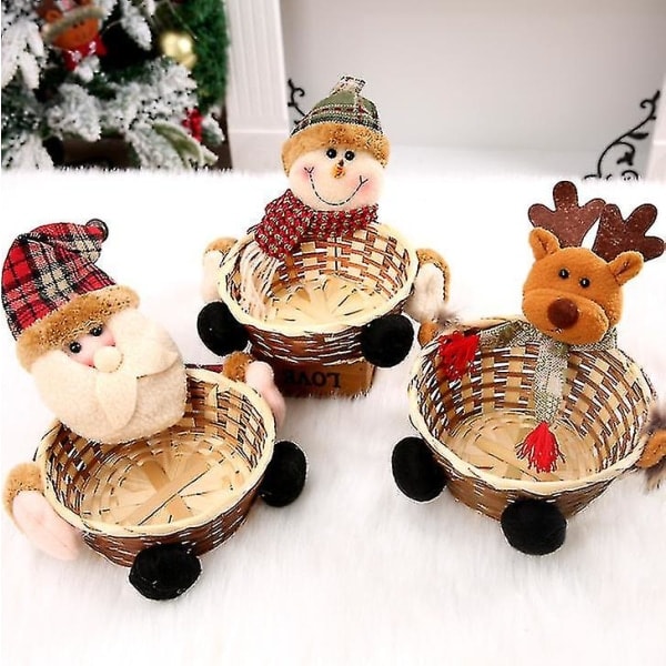 Sød Kurv Julepynt Juleaften Æblekurv Børnetøj Gave