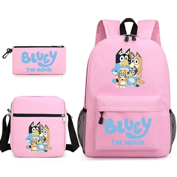 Bluey Rygsæk med Tre Dele Pink 3