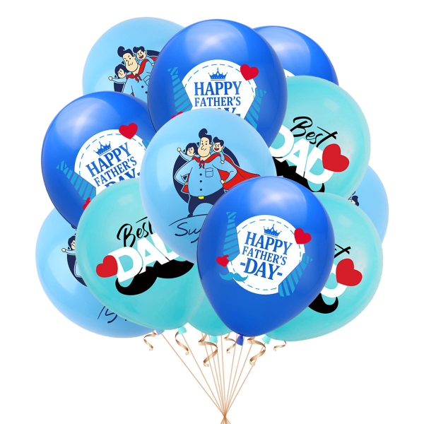 Fars dag-tema festballonger 12 tum latexballonger för