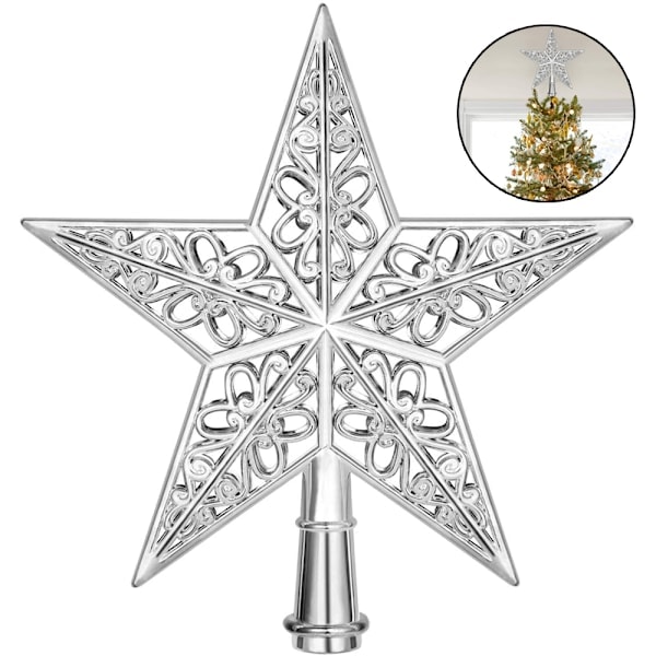 Julgransstjärna Toppdekoration Glittrande
