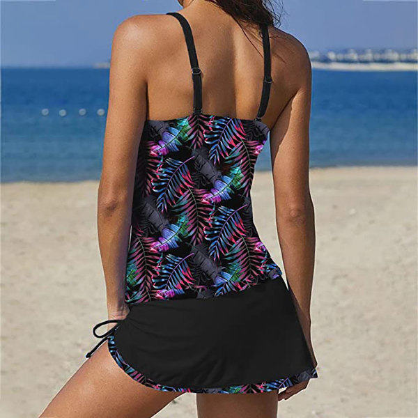 Dam Push Up Bikini Set Baddräkt QZ7-Lila L