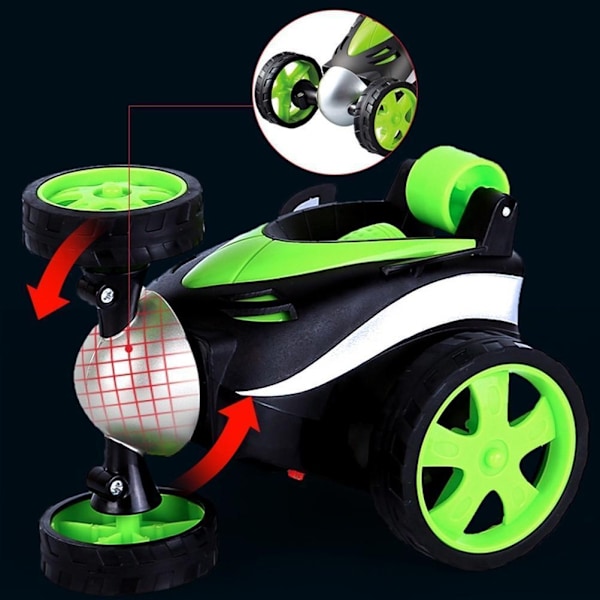 Radio-ohjattava Stunt-auto kiertää 360 astetta, 10 vuotta+