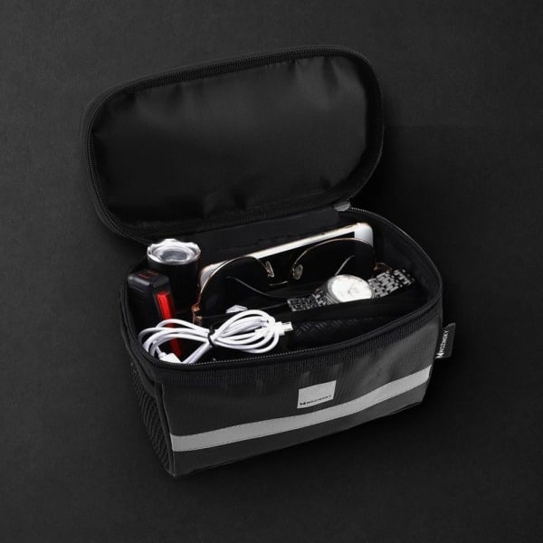 Wozinsky Cykeltaske med Smartphone-rum til Styret 2L - Sort