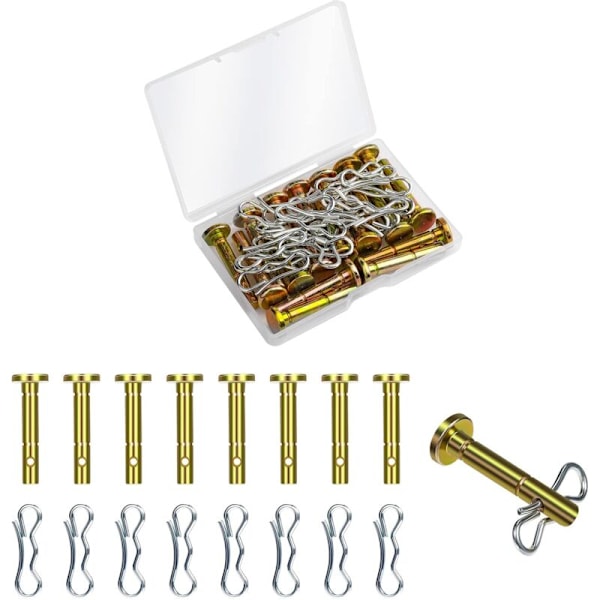 20 stk. Saksesplint og Splintstift sæt til snefræser, 20 stk. 738-04124 og 20 stk. 714-04040 Saksesplint erstatning til Mtd Cub Cadet Troy-Bilt snefræsere