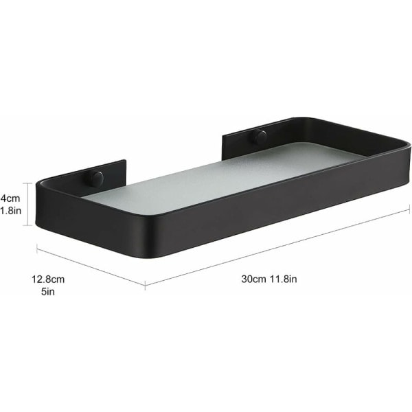 Duschshelf Väggmonterad Badrumsvagn Med Förvaringskåp Rostfri Skadafri För Kökstillbehör 30cm
