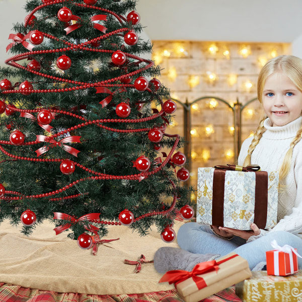 Julklappsskjort i linne för julgranen - Premium julgran