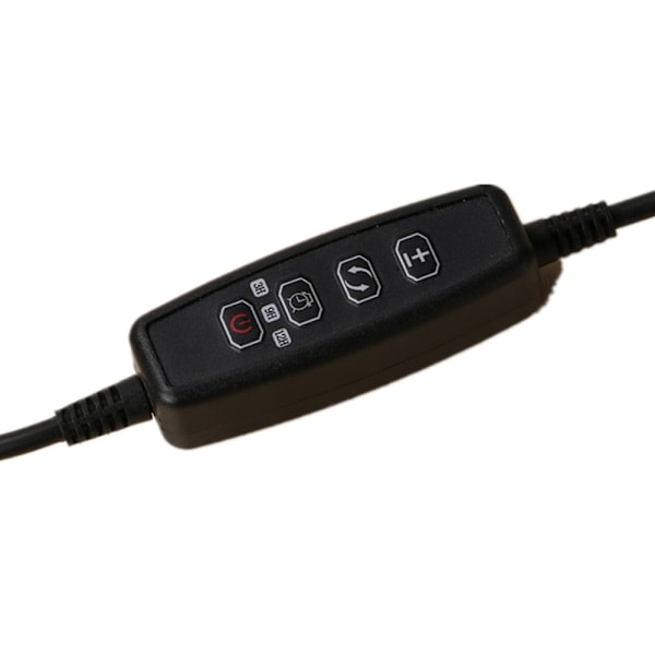 USB-klips for plantevekst med dimmefunksjon, tidtaking og fullspektrum innendørs plantelys for frøplanter, supplerende lys, solsimuleringslampe