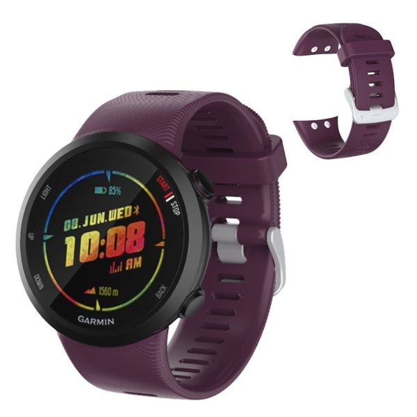Garmin Forerunner 45 silikone urrem - Lilla