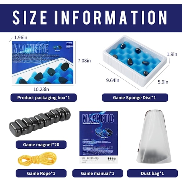 REMAKE Magneettinen Shakkipelit - Magneettinen Lautapeli - Hauska Magneettinen Lautapeli - Pulmastrategiapeli - Joululahja Lapsille
