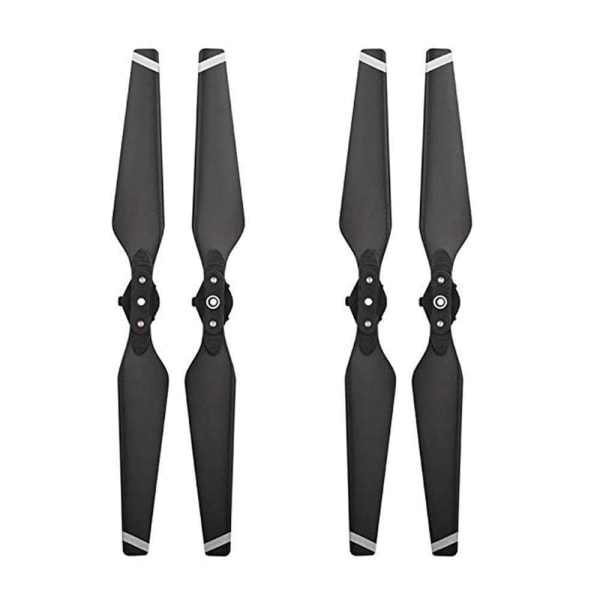 2 Pairs 8330F Retractable Drone Propellers for DJI Mavic PRO Black White