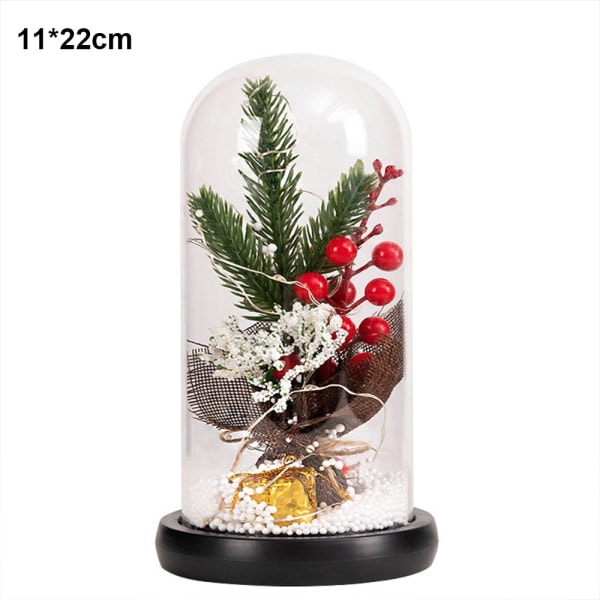 Glasskål juleplanter julepynt Glasskål