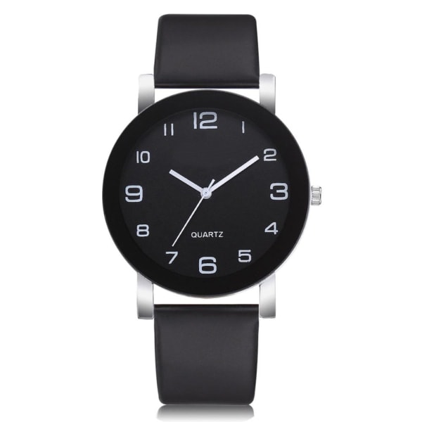 REMAKE LVPAI Women's Watch Analog Quartz Watch Round Wristwatch (Black)