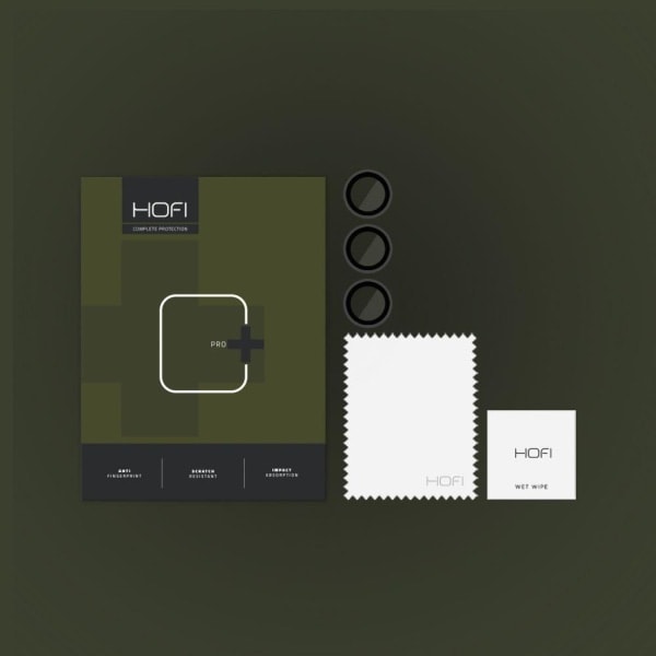 REMAKE HOFI Galaxy S23 / S23 Plus Kameralins Skydd CamRing Pro+ Svart