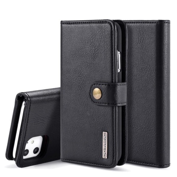 iPhone 11 - DG.MING Wallet Case/Magnetisk Cover - Sort Sort Sort