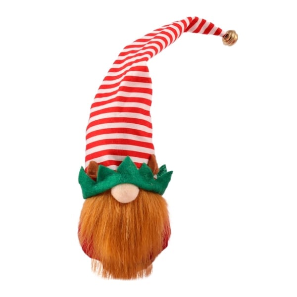 Santa Claus Decorations Long Hat Woodsman Faceless Doll Ornaments For Home Holiday 2024 New Year Party Supplies