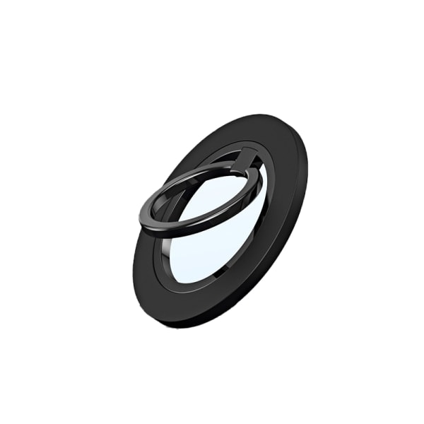Magnetisk telefonringholder for iPhone 12/13/14/15 Svart