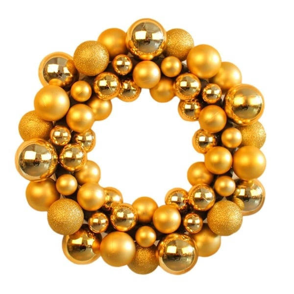 #Guld, Dekorativ Julkrans för Utomhus, Nyårsfest,#