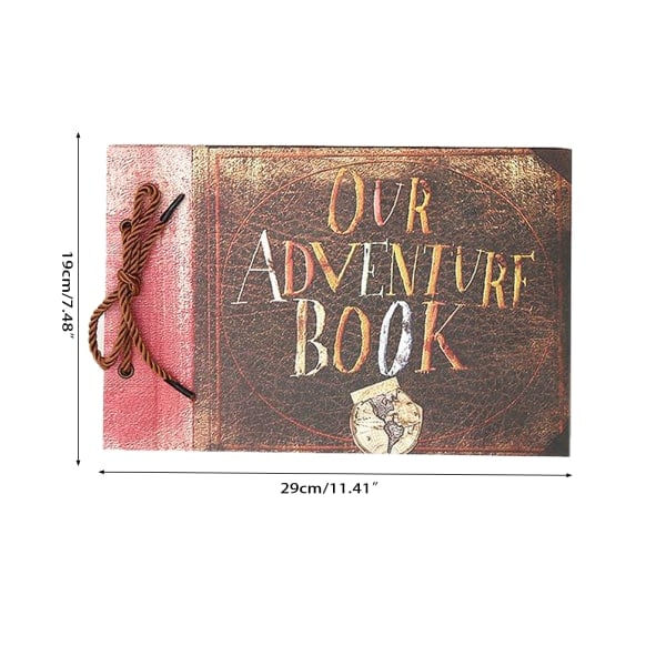 REMAKE Äventyrsbok Upp Skrapbok Fotoalbum DIY Minnesscrapbook Hårdpärm Jubileumsbesparingar Gåvor För Män Pojkvän Den Nya