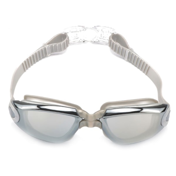 Unisex Adjustable Men Women Antifog Swimming Diving Goggles Grey