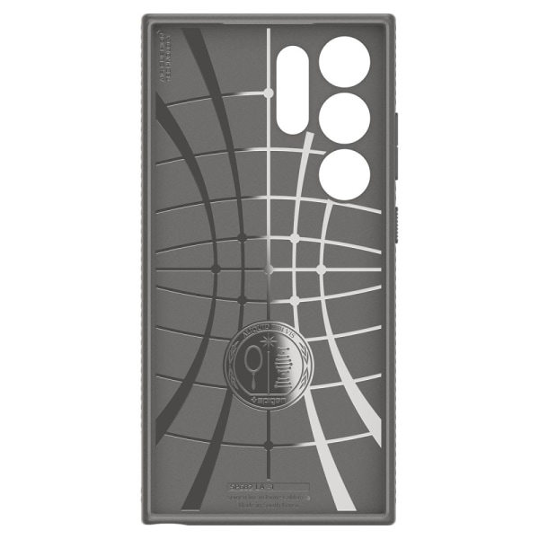 Spigen Galaxy S24 Ultra Shell Liquid Air Marmor Grå