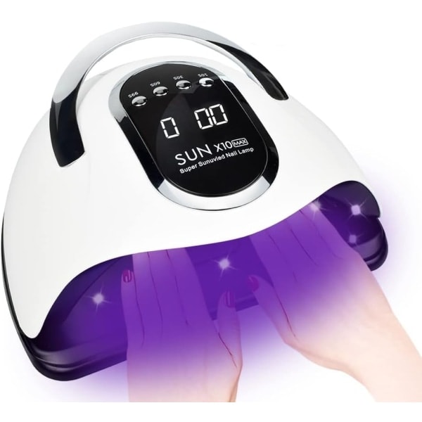 280W UV LED Nagellampa Snabb Härdning för Hem och Salong 6-WELLNGS