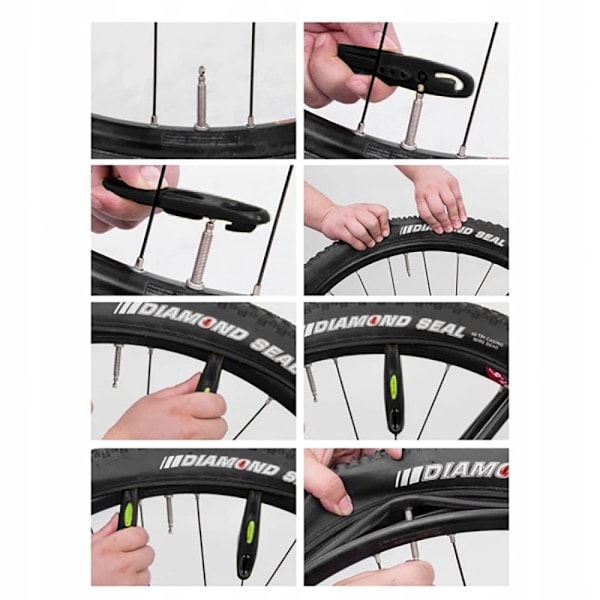 Rockbros QTB004 däckavtagare set - svart (2 st i set)
