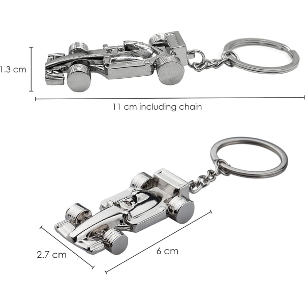 Metall nøkkelring til bilnøkkel eller utstilling, perfekt til farsdag, bursdag, jul, for racingfans