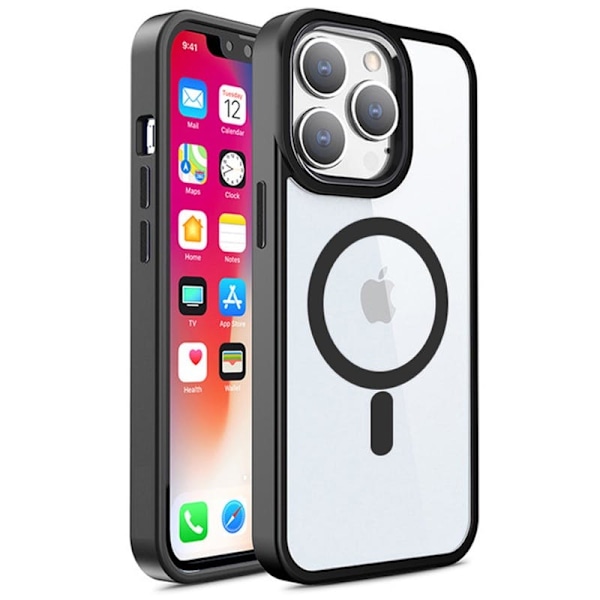 iPhone 13 Pro Silikone Cover - Magsafe Sort