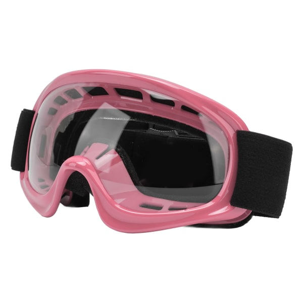 Dirt Bike Briller til Børn - Stødsikre, UV-Beskyttelse, Motorcykel Briller til Udendørs Cykling, Ski, ATV, Offroad Kørsel - Pink