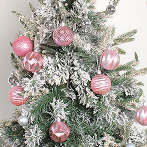 #(Rosa) Julgransdekoration Hängande Globe#